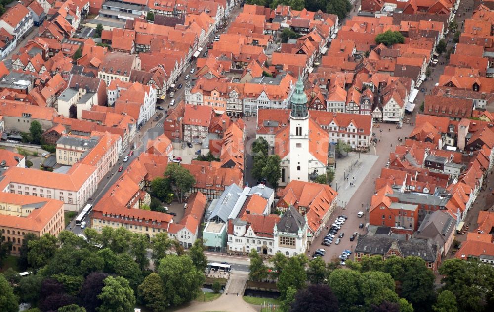 Luftbild Celle - Stadtansicht vom Innenstadtbereich in Celle im Bundesland Niedersachsen