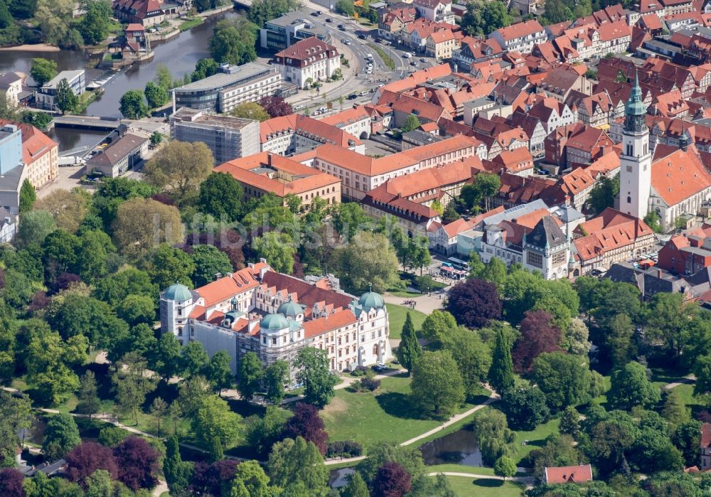 Luftbild Celle - Stadtansicht vom Innenstadtbereich in Celle im Bundesland Niedersachsen