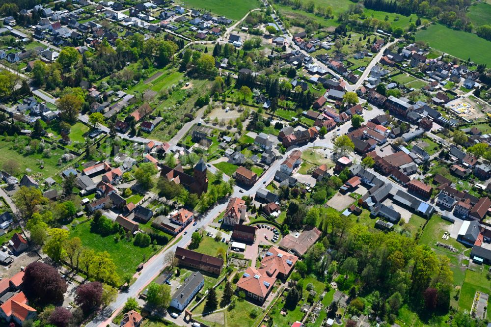 Luftbild Diesdorf - Stadtansicht vom Innenstadtbereich in Diesdorf im Bundesland Sachsen-Anhalt, Deutschland