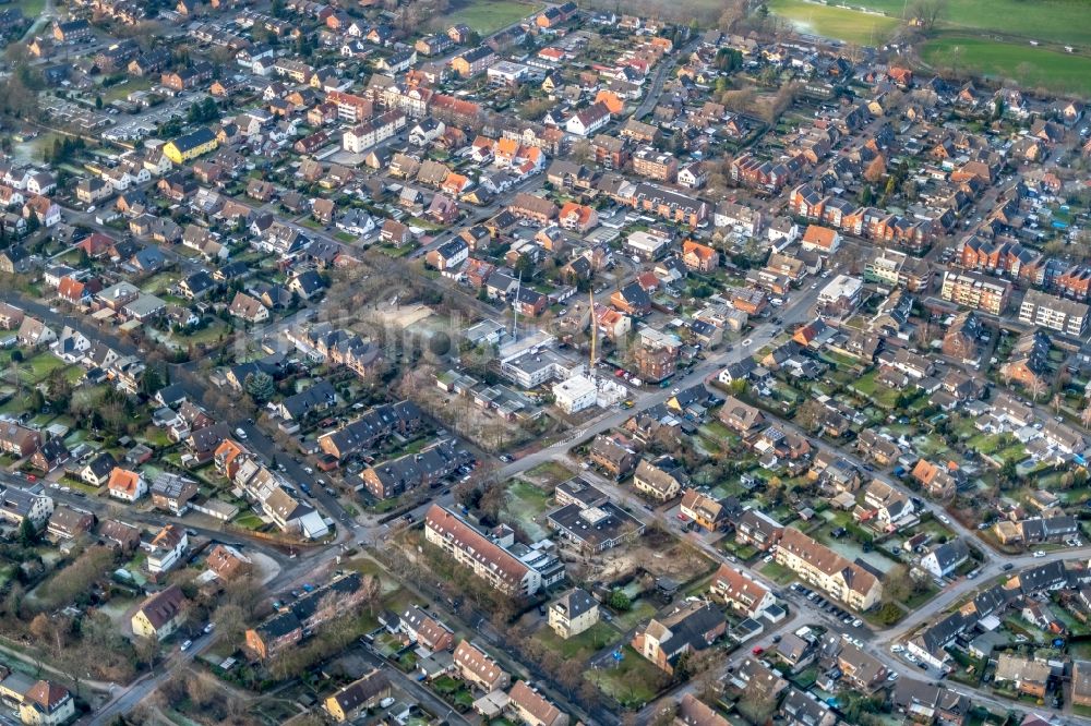 Dorsten aus der Vogelperspektive: Stadtansicht vom Innenstadtbereich in Dorsten im Bundesland Nordrhein-Westfalen, Deutschland