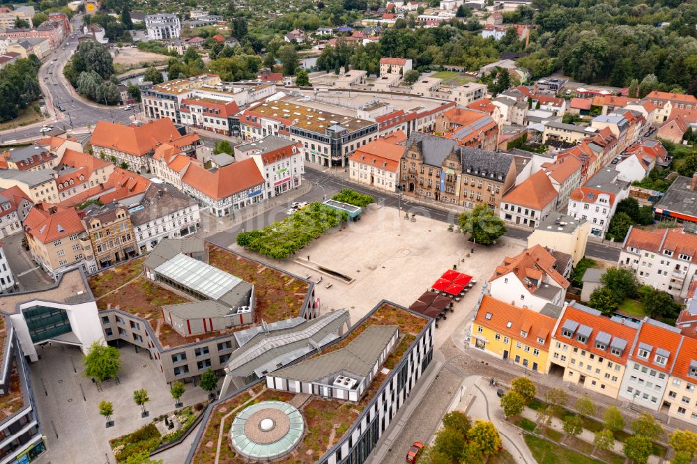 Eberswalde von oben - Stadtansicht vom Innenstadtbereich in Eberswalde im Bundesland Brandenburg, Deutschland