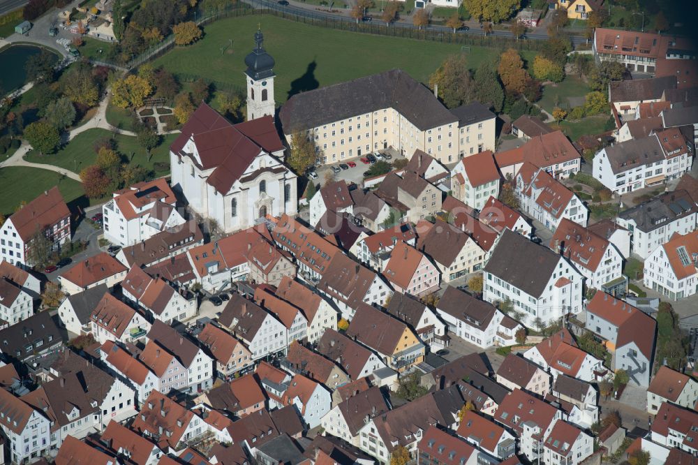 Luftbild Ehingen (Donau) - Stadtansicht vom Innenstadtbereich in Ehingen (Donau) im Bundesland Baden-Württemberg, Deutschland