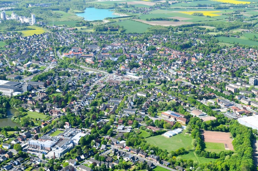 Luftaufnahme Ennigerloh - Stadtansicht vom Innenstadtbereich in Ennigerloh im Bundesland Nordrhein-Westfalen, Deutschland