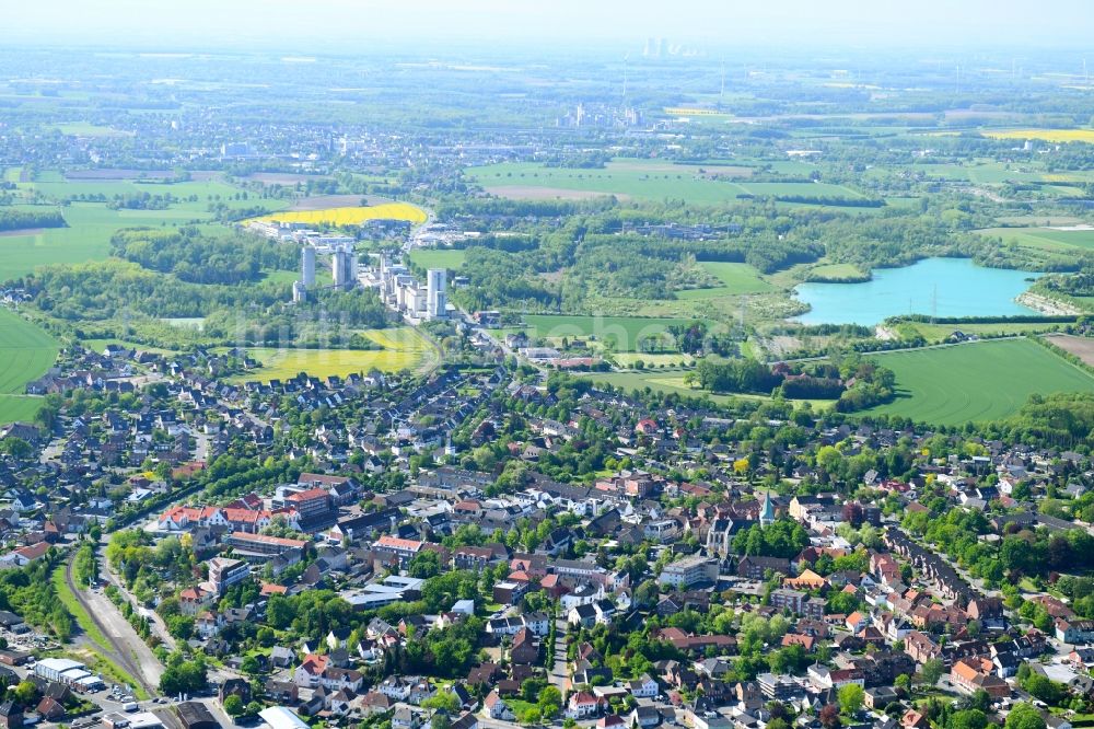 Ennigerloh aus der Vogelperspektive: Stadtansicht vom Innenstadtbereich in Ennigerloh im Bundesland Nordrhein-Westfalen, Deutschland