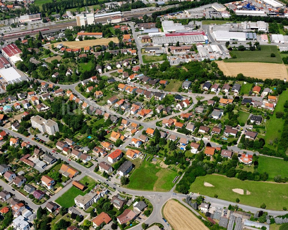 Eppingen aus der Vogelperspektive: Stadtansicht vom Innenstadtbereich in Eppingen im Bundesland Baden-Württemberg, Deutschland