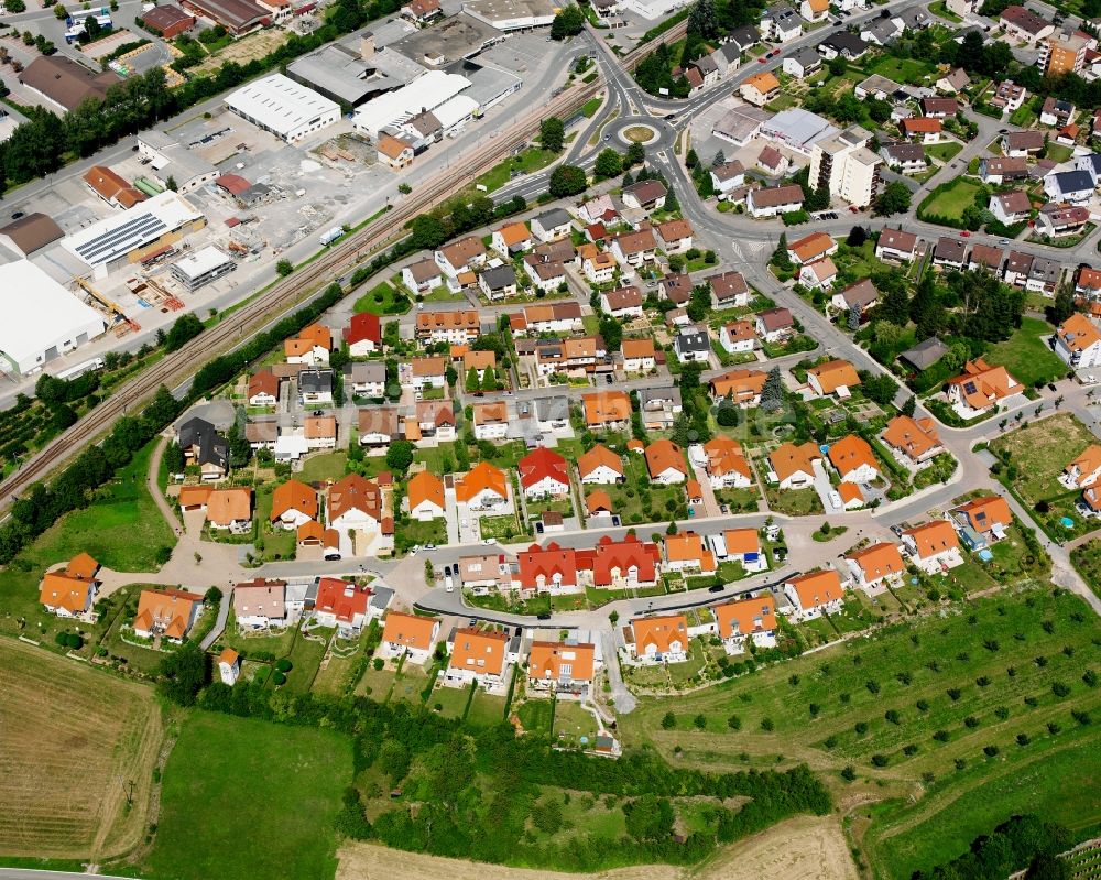 Eppingen aus der Vogelperspektive: Stadtansicht vom Innenstadtbereich in Eppingen im Bundesland Baden-Württemberg, Deutschland