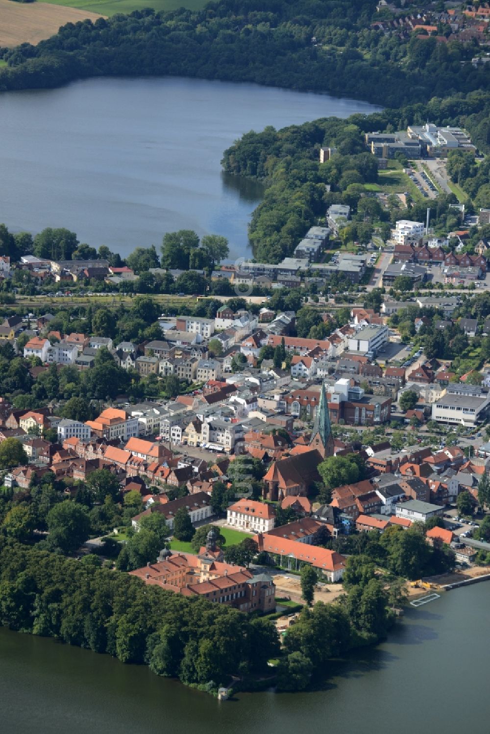 Luftbild Eutin - Stadtansicht vom Innenstadtbereich in Eutin im Bundesland Schleswig-Holstein