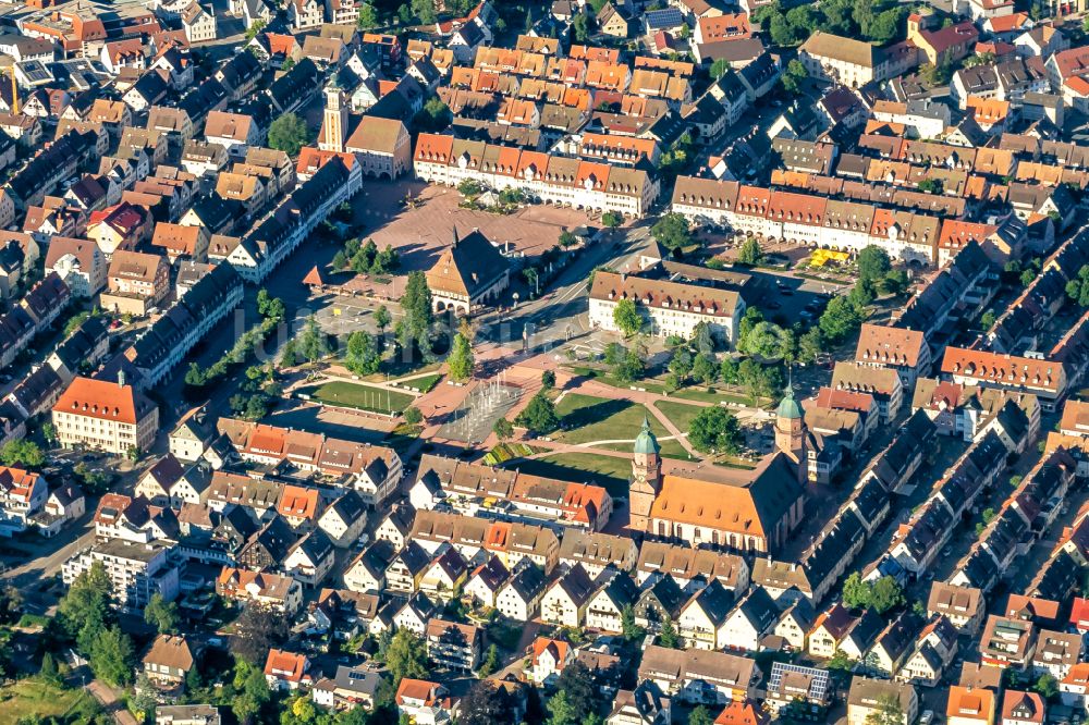 Luftbild Freudenstadt - Stadtansicht vom Innenstadtbereich in Freudenstadt im Bundesland Baden-Württemberg, Deutschland