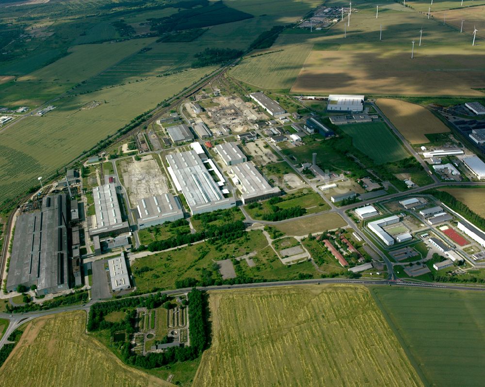 Luftbild Glaubitz - Stadtansicht vom Innenstadtbereich in Glaubitz im Bundesland Sachsen, Deutschland