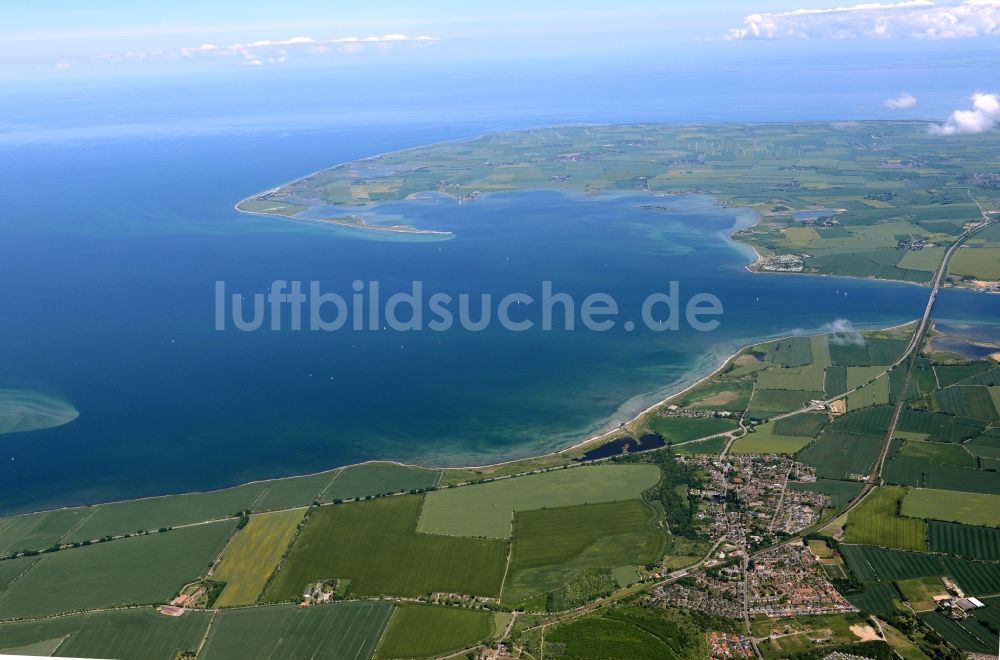 Luftbild Großenbrode - Stadtansicht vom Innenstadtbereich in Großenbrode im Bundesland Schleswig-Holstein