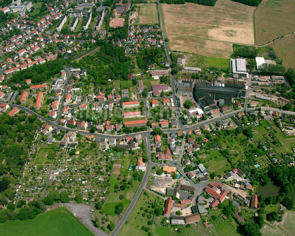 Luftaufnahme Großenhain - Stadtansicht vom Innenstadtbereich in Großenhain im Bundesland Sachsen, Deutschland