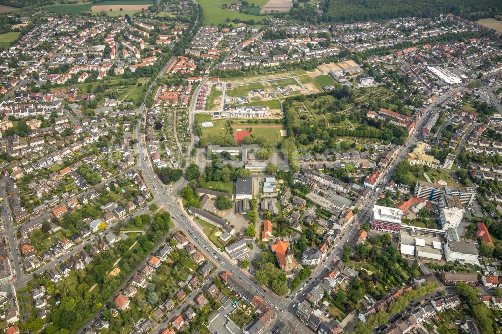 Luftbild Hamm - Stadtansicht vom Innenstadtbereich in Hamm im Bundesland Nordrhein-Westfalen, Deutschland