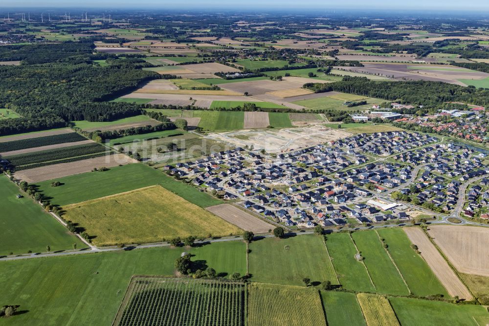 Luftbild Harsefeld - Stadtansicht vom Innenstadtbereich in Harsefeld im Bundesland Niedersachsen, Deutschland