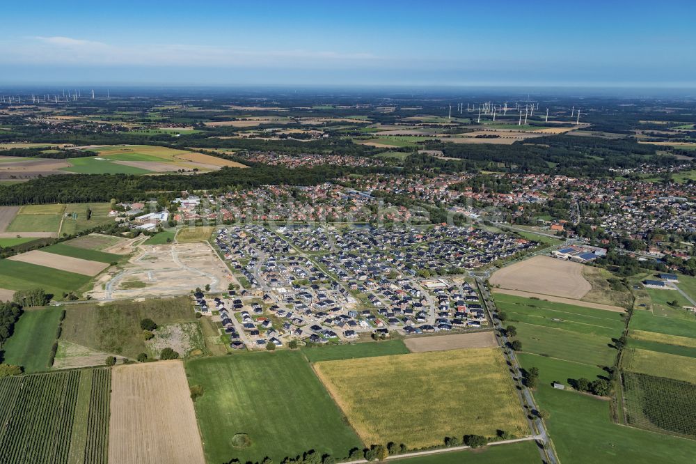 Harsefeld aus der Vogelperspektive: Stadtansicht vom Innenstadtbereich in Harsefeld im Bundesland Niedersachsen, Deutschland