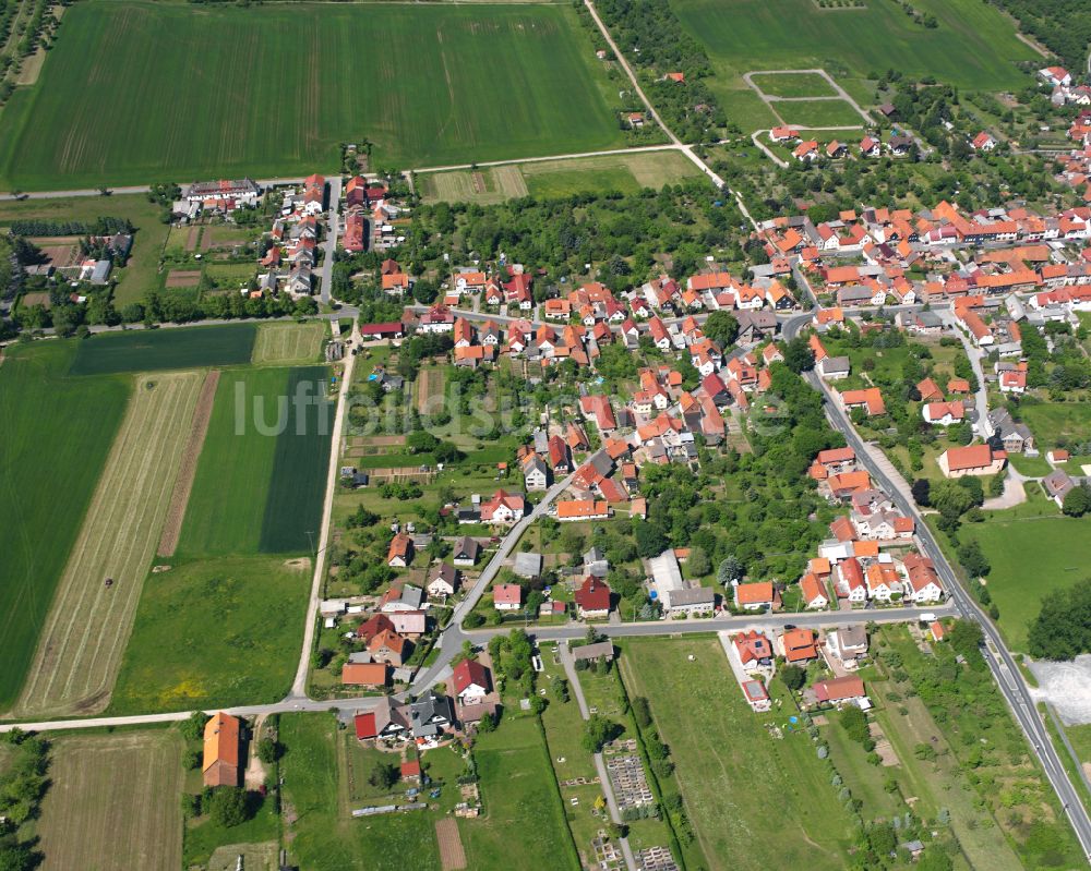 Luftbild Haynrode - Stadtansicht vom Innenstadtbereich in Haynrode im Bundesland Thüringen, Deutschland