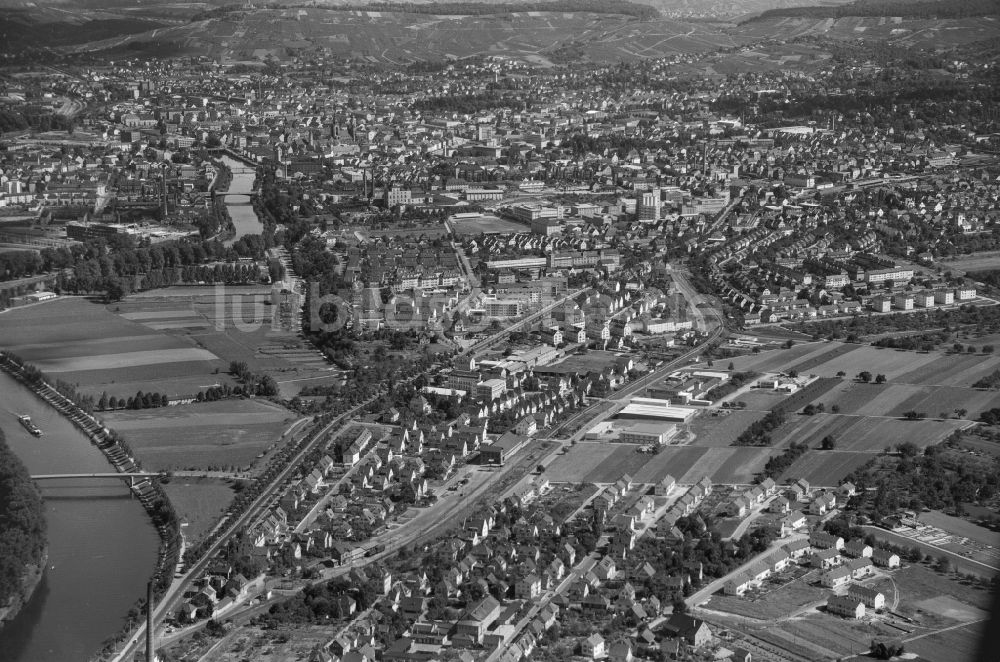 Luftaufnahme Heilbronn - Stadtansicht vom Innenstadtbereich in Heilbronn im Bundesland Baden-Württemberg, Deutschland