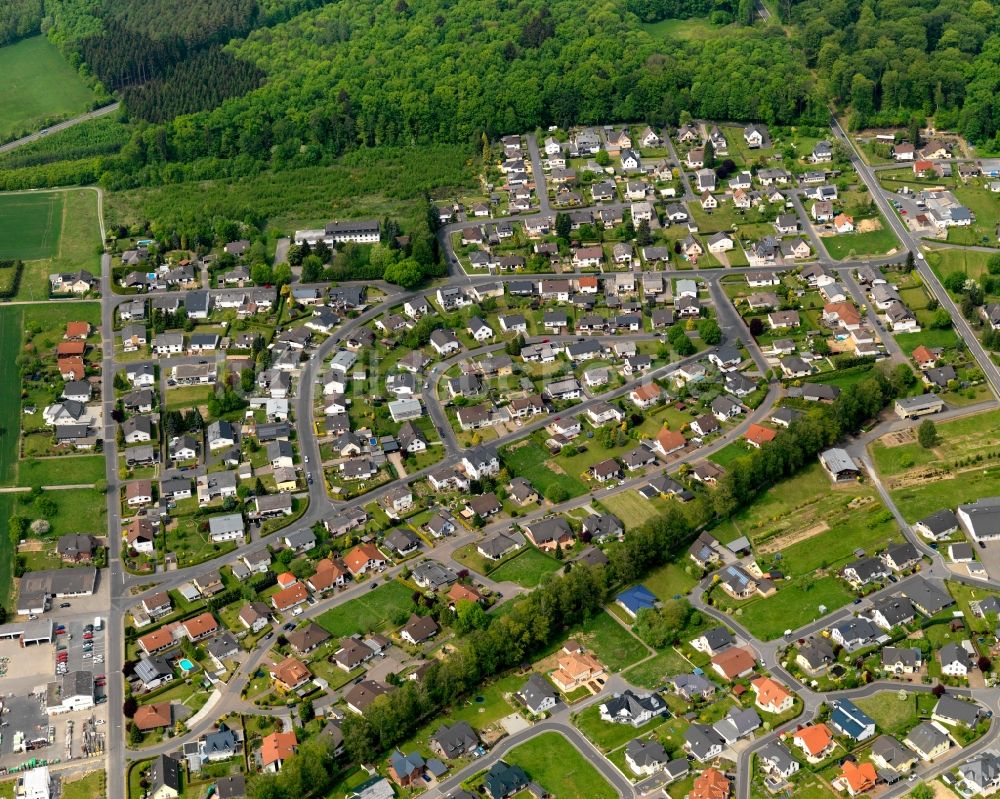 Luftbild Herschbach - Stadtansicht vom Innenstadtbereich in Herschbach im Bundesland Rheinland-Pfalz