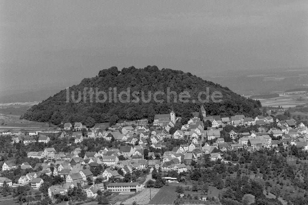 Heubach aus der Vogelperspektive: Stadtansicht vom Innenstadtbereich in Heubach im Bundesland Baden-Württemberg, Deutschland