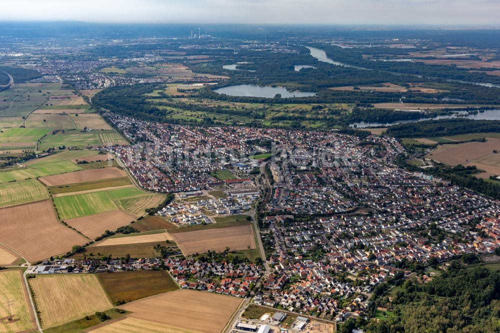 Hochstetten von oben - Stadtansicht vom Innenstadtbereich in Hochstetten im Bundesland Baden-Württemberg, Deutschland