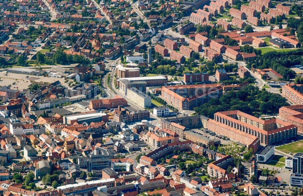 Horsens aus der Vogelperspektive: Stadtansicht vom Innenstadtbereich in Horsens in Dänemark