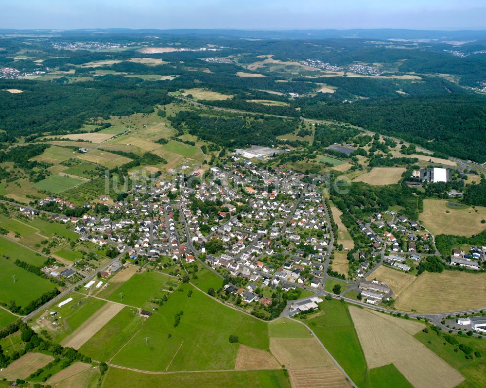 Luftbild Hörbach - Stadtansicht vom Innenstadtbereich in Hörbach im Bundesland Hessen, Deutschland