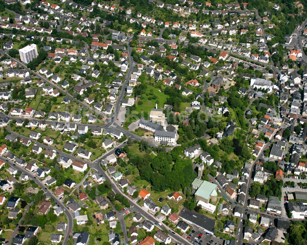 Luftbild Hörbach - Stadtansicht vom Innenstadtbereich in Hörbach im Bundesland Hessen, Deutschland