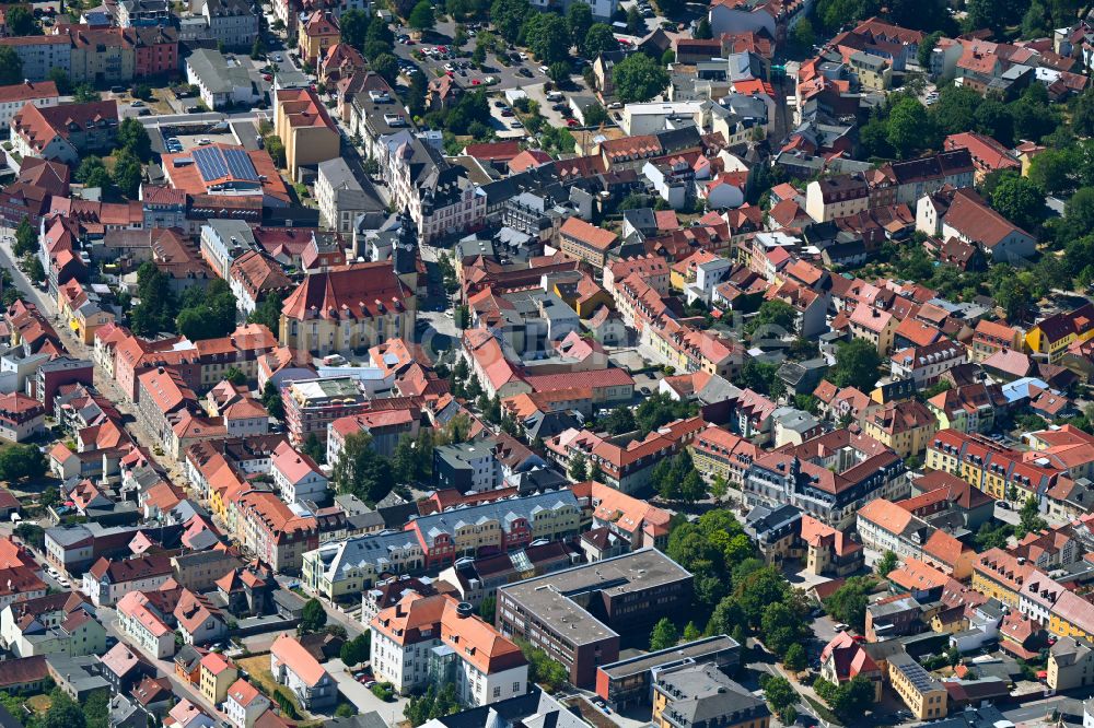 Luftbild Ilmenau - Stadtansicht vom Innenstadtbereich in Ilmenau im Bundesland Thüringen, Deutschland