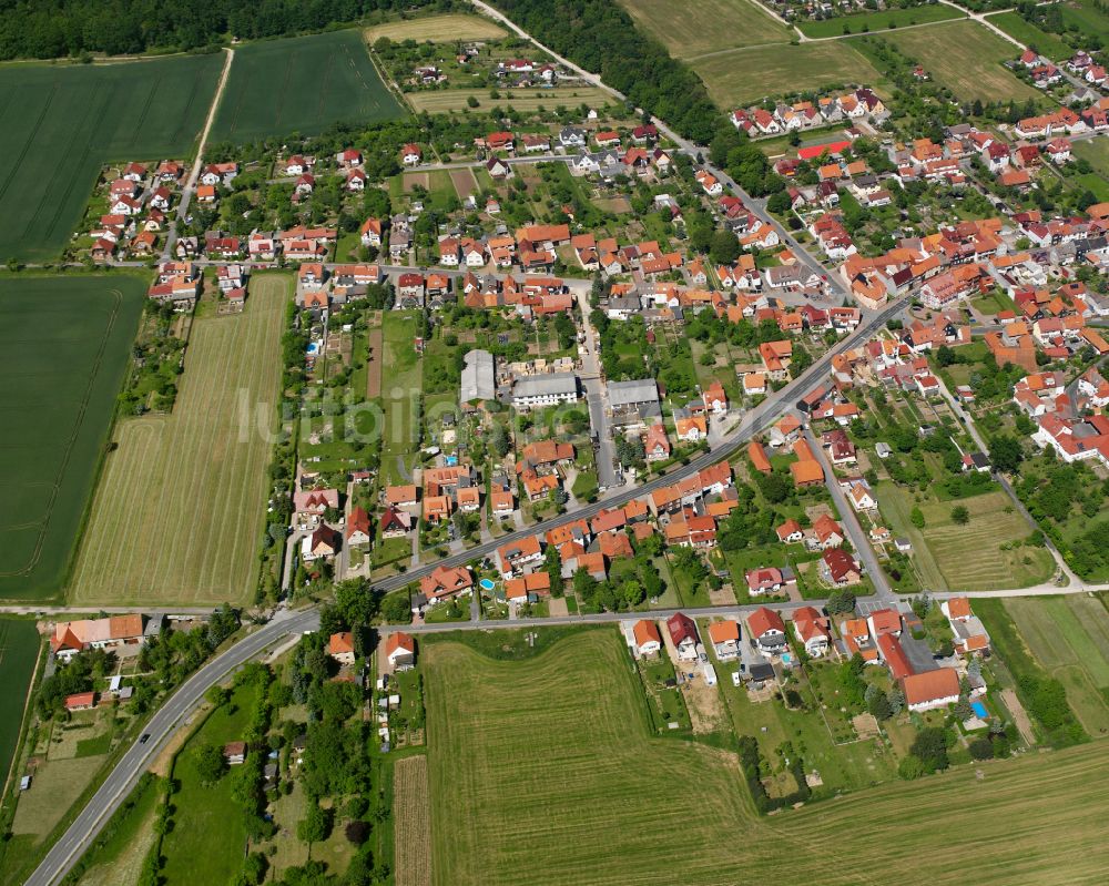 Luftbild Kirchworbis - Stadtansicht vom Innenstadtbereich in Kirchworbis im Bundesland Thüringen, Deutschland