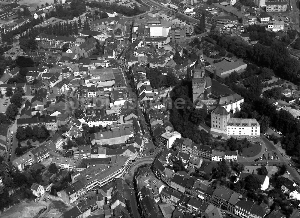 Luftaufnahme Kleve - Stadtansicht vom Innenstadtbereich in Kleve im Bundesland Nordrhein-Westfalen, Deutschland