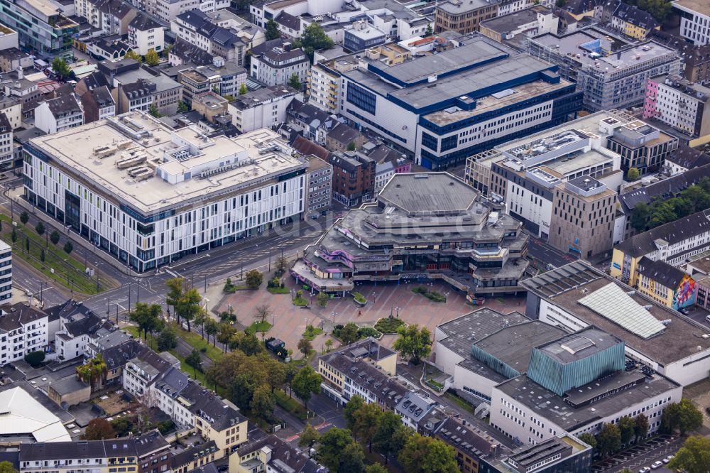 Krefeld von oben - Stadtansicht vom Innenstadtbereich in Krefeld im Bundesland Nordrhein-Westfalen, Deutschland