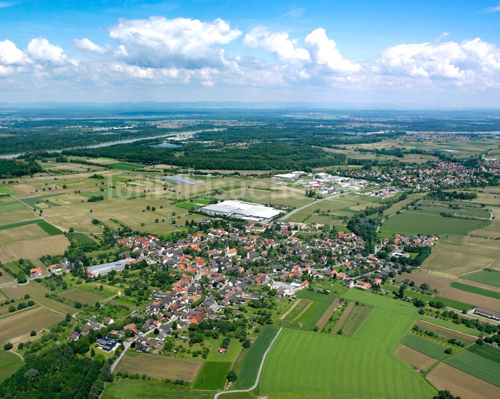 Luftbild Lichtenau - Stadtansicht vom Innenstadtbereich in Lichtenau im Bundesland Baden-Württemberg, Deutschland