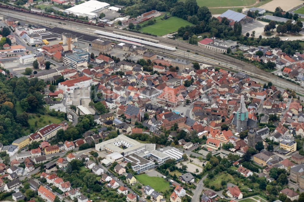 Luftbild Lichtenfels - Stadtansicht vom Innenstadtbereich in Lichtenfels im Bundesland Bayern