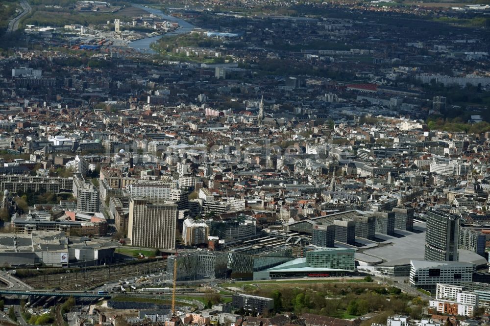 Luftaufnahme Lille - Stadtansicht vom Innenstadtbereich in Lille in Nord-Pas-de-Calais Picardie, Frankreich