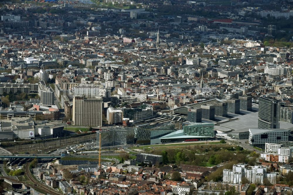 Lille von oben - Stadtansicht vom Innenstadtbereich in Lille in Nord-Pas-de-Calais Picardie, Frankreich