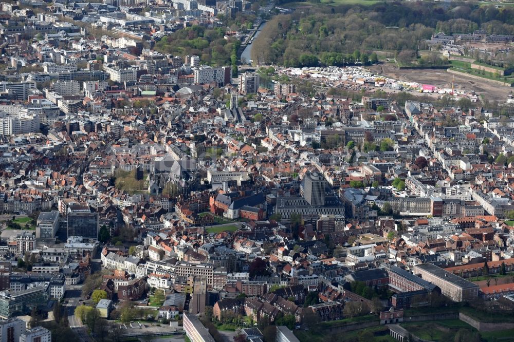 Luftbild Lille - Stadtansicht vom Innenstadtbereich in Lille in Nord-Pas-de-Calais Picardie, Frankreich