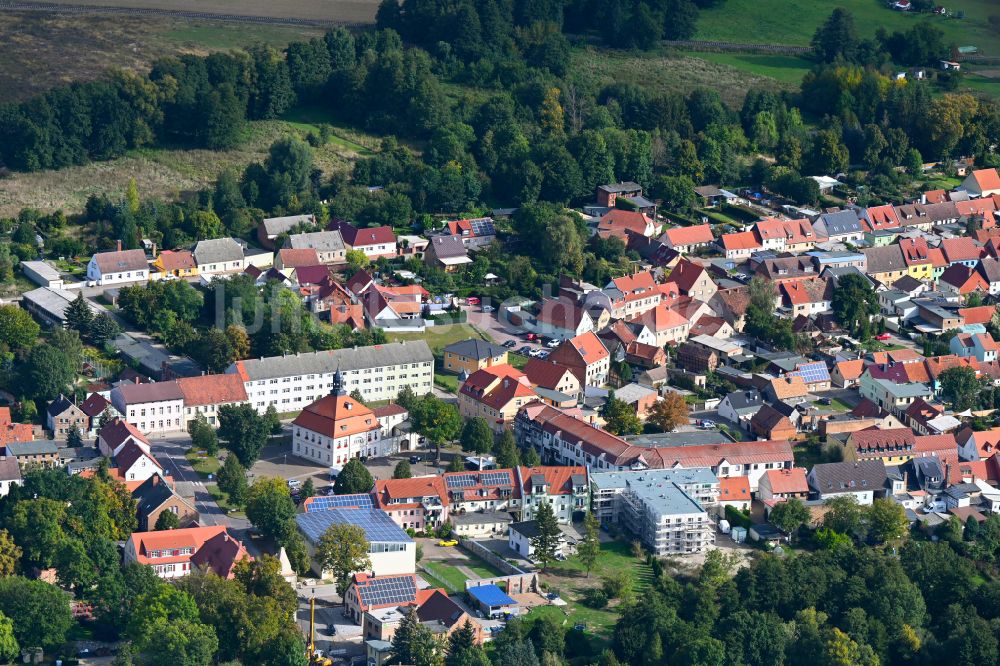 Luftbild Loburg - Stadtansicht vom Innenstadtbereich in Loburg im Bundesland Sachsen-Anhalt, Deutschland