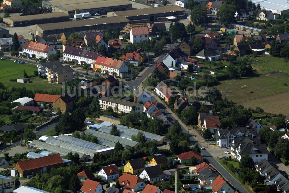 Luftbild Lutherstadt Wittenberg - Stadtansicht vom Innenstadtbereich in Lutherstadt Wittenberg im Bundesland Sachsen-Anhalt