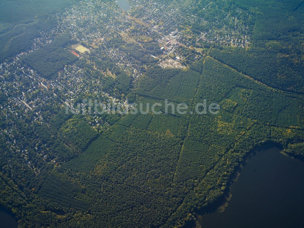 Luftaufnahme Berlin - Stadtansicht vom Innenstadtbereich von Müggelheim in Berlin