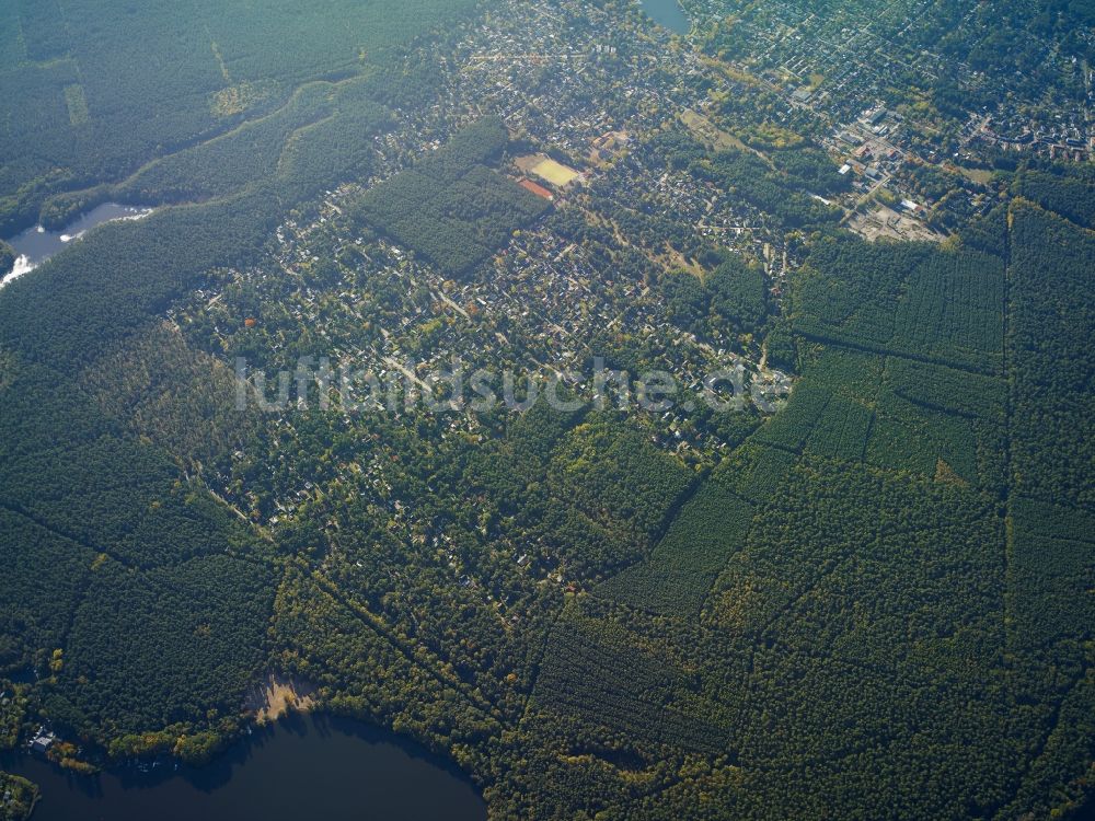 Berlin von oben - Stadtansicht vom Innenstadtbereich von Müggelheim in Berlin