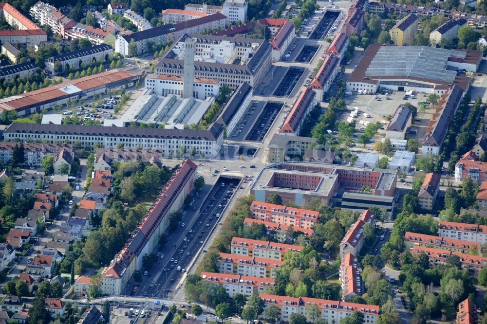 Luftbild München - Stadtansicht vom Innenstadtbereich in München im Bundesland Bayern