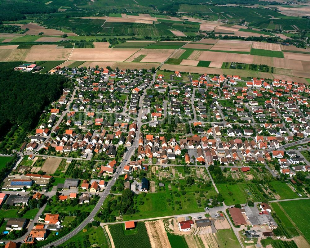 Nordheim aus der Vogelperspektive: Stadtansicht vom Innenstadtbereich in Nordheim im Bundesland Baden-Württemberg, Deutschland