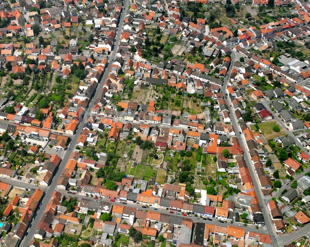 Luftbild Oberhausen - Stadtansicht vom Innenstadtbereich in Oberhausen im Bundesland Baden-Württemberg, Deutschland