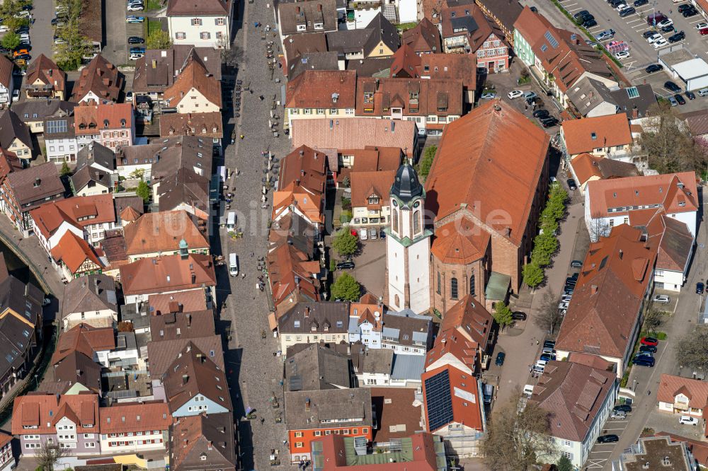 Luftbild Oberkirch - Stadtansicht vom Innenstadtbereich in Oberkirch im Bundesland Baden-Württemberg, Deutschland