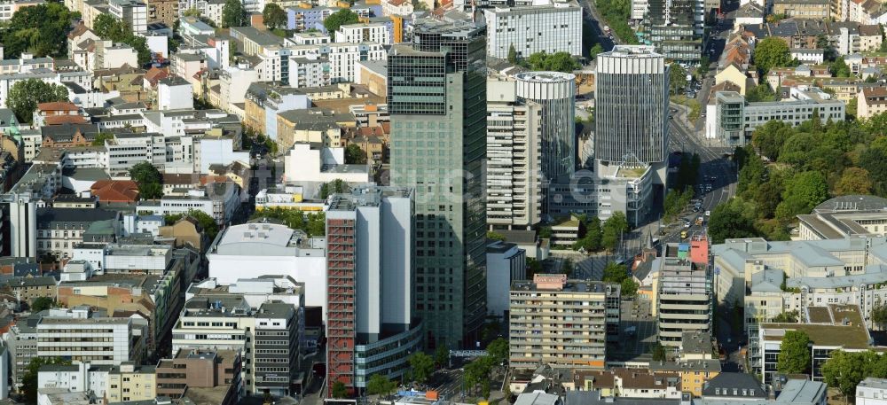 Luftaufnahme Offenbach am Main - Stadtansicht vom Innenstadtbereich in Offenbach am Main im Bundesland Hessen