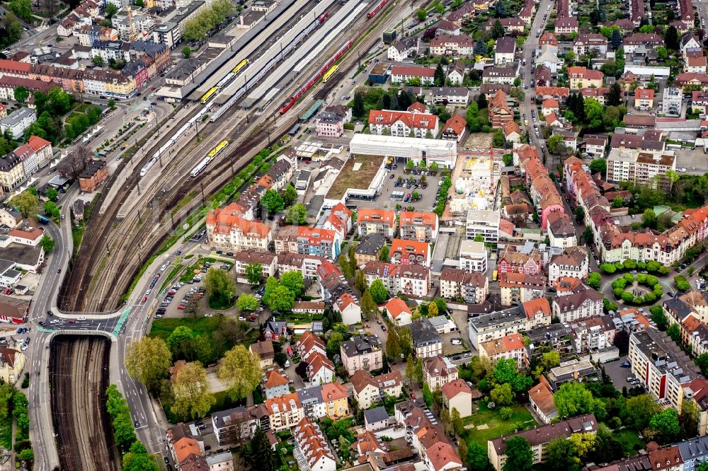 Luftbild Offenburg - Stadtansicht vom Innenstadtbereich in Offenburg im Bundesland Baden-Württemberg