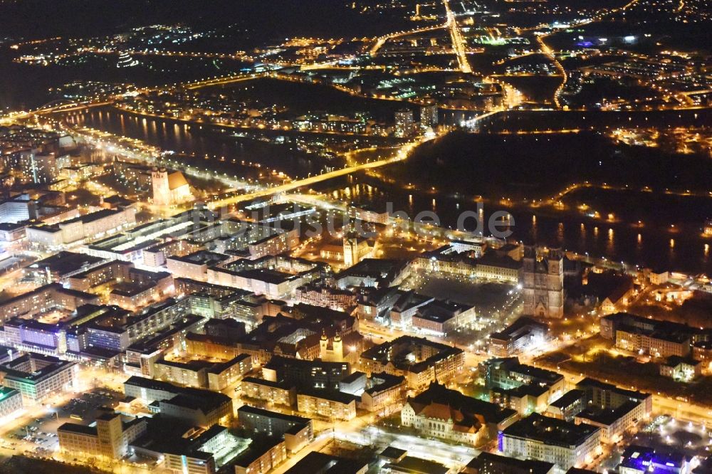 Luftbild Magdeburg - Stadtansicht vom Innenstadtbereich im Ortsteil Altstadt in Magdeburg im Bundesland Sachsen-Anhalt