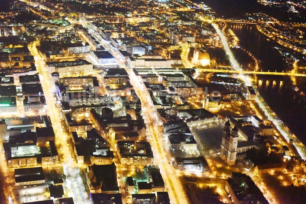 Luftbild Magdeburg - Stadtansicht vom Innenstadtbereich im Ortsteil Altstadt in Magdeburg im Bundesland Sachsen-Anhalt