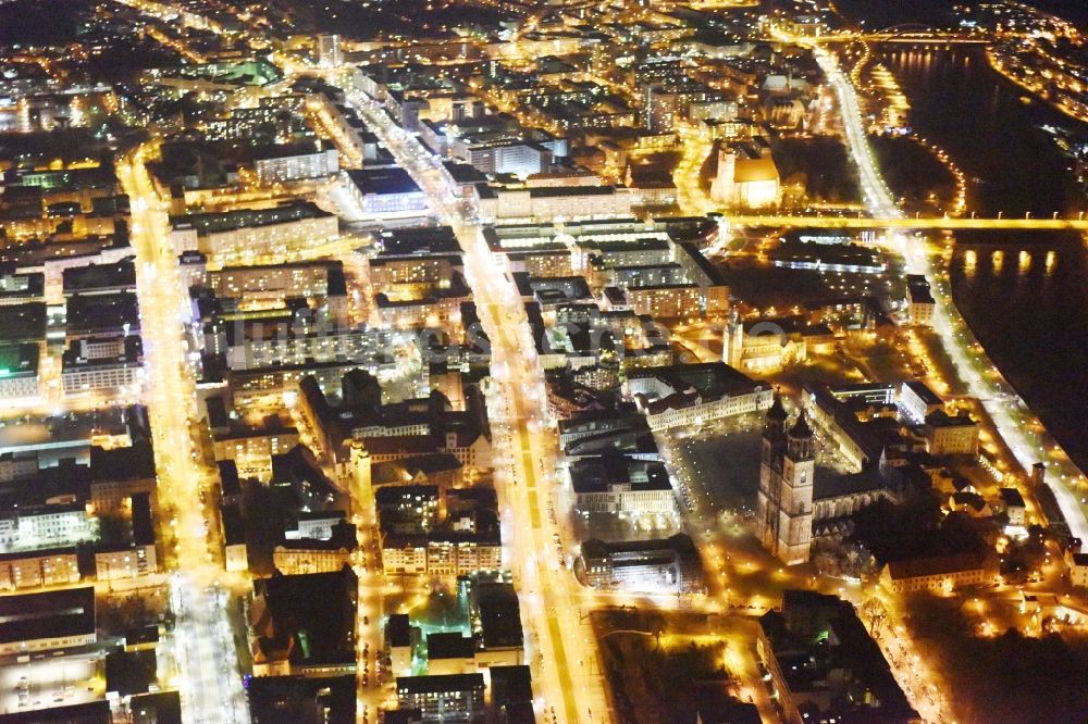 Luftaufnahme Magdeburg - Stadtansicht vom Innenstadtbereich im Ortsteil Altstadt in Magdeburg im Bundesland Sachsen-Anhalt