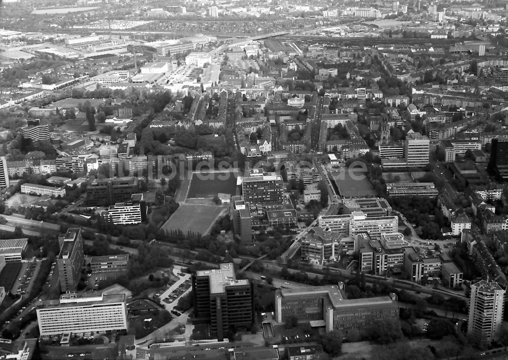 Luftbild Düsseldorf - Stadtansicht vom Innenstadtbereich im Ortsteil Derendorf in Düsseldorf im Bundesland Nordrhein-Westfalen, Deutschland