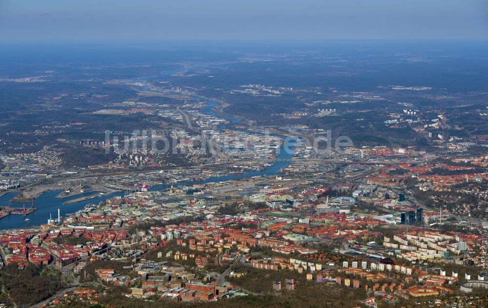 Luftbild Gothenburg - Stadtansicht vom Innenstadtbereich im Ortsteil Lorensberg in Gothenburg in Västra Götalands län, Schweden